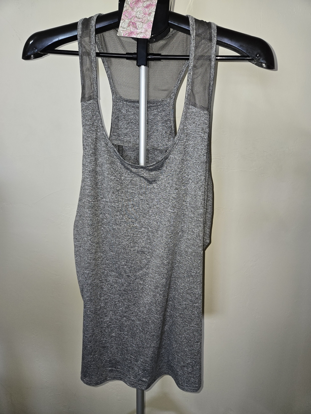 For Hailey Women's Gray Athletic Racerback Tank Top 4XL
